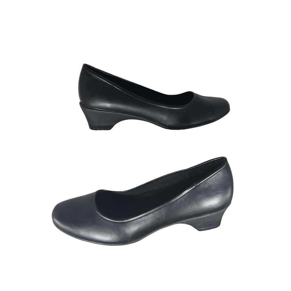Predictions SafetStep Pumps‎ Size 10 Black Slip Resistant Comfort Work Shoes